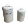 Set x 2 tarros de metal para pasta-te diam 13x19/diam11x15cm