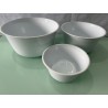 Set x 3 ensaladera blanca diam 27x12/23x11/17x8cm