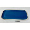 Bandeja plana color azul med.35,5cmx17,5cmx2cm