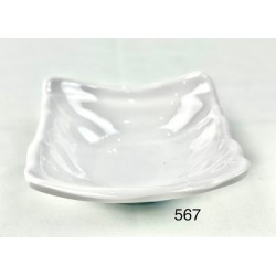 Dip cuadrado bco.9x9x3cm