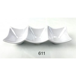 Dip 3 divisiones bco.6,5x19cm
