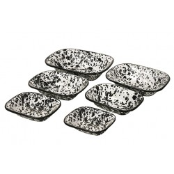 Set x 6 fuente rectangular...