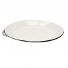 Bandeja oval med 35x25x3,5cm