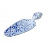 Cuchara Pala de servir salpicado azul medida 17x7cm