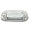 Set x 6 fuente rectangular gris interior blanco