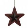 Estrella de metal y madera para colgar