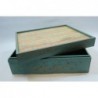 Caja en madera estampada vintage