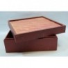 Caja en madera estampada vintage