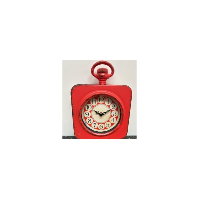 Reloj de mesa en metal vintage