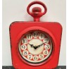 Reloj de mesa en metal vintage