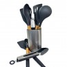 Set de utensilios de cocina con soporte 12 piezas.