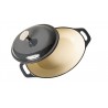 Olla fundicion hierro enloz.oval 29x23x12cm alto
