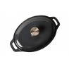 Olla fundicion hierro enloz.oval 29x23x12cm alto