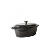 Olla fundicion hierro enloz.oval 29x23x12cm alto