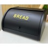 Panera de metal bread color negro  med 30x25x17cm