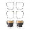 Vaso de vídrio doble pared80ML