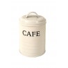 Set x 2 tarros de metal para yerba-cafe diam 13x19/diam11x15cm