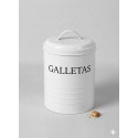 Tarro de metal para galletas diam 16x24cm