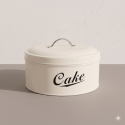 Tarro de metal tapa hermetica cake diam 25x10cm