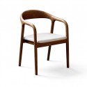 SILLA DE MADERA COLOR NOGAL...