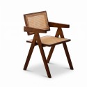 SILLA DE MADERA COLOR NOGAL...