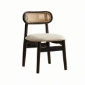 SILLA DE MADERA COLOR NEGRO...