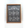 Cartel de madera SPECIALTY COFFEE