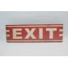 Cartel de metal EXIT
