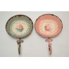 Perchero metal estampado Set x 2 pzas