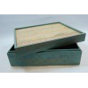 Caja en madera estampada vintage