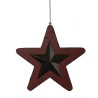 Estrella de metal y madera para colgar