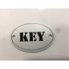 CARTEL KEY ENLOZADO 6 X 4 CM
