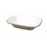 Fuente rectangular gris interior blanco 21x16x5cm