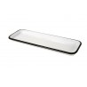 Bandeja rectangular borde negro 35x12x2cm