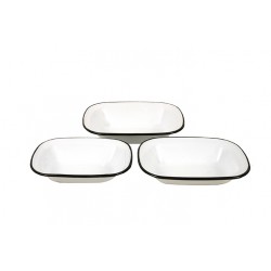 Set x 3 Fuente rectangular...