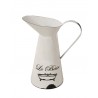 Jarra de baÃ±o de  30cm Le Bain blanca