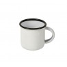 Set x 6 pocillo borde negro Diam 7x6cm
