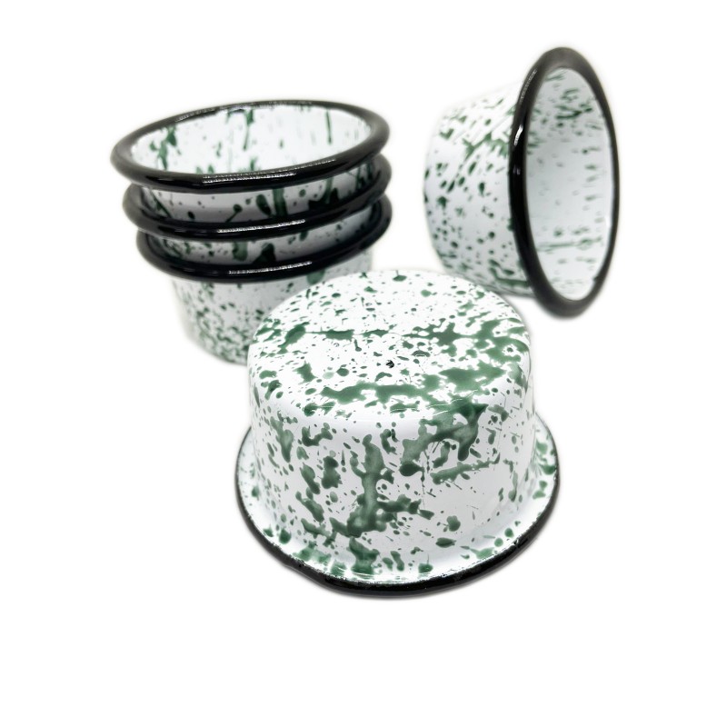 Dip salpicado verde diam 7x4cm
