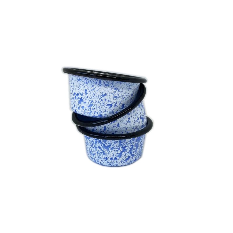 Dip salpicado azul diam 7x4cm